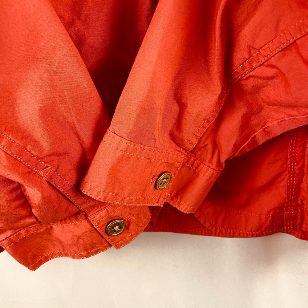 Chicos Pink Zip Up Lightweight Cotton Jacket Size 3/16 - Picture 5 of 7